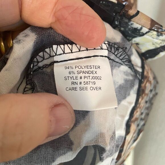 Notations Sequin Animal Print Jacket-Petite Medium-Zebra Print Blazer EUC - Picture 6 of 6